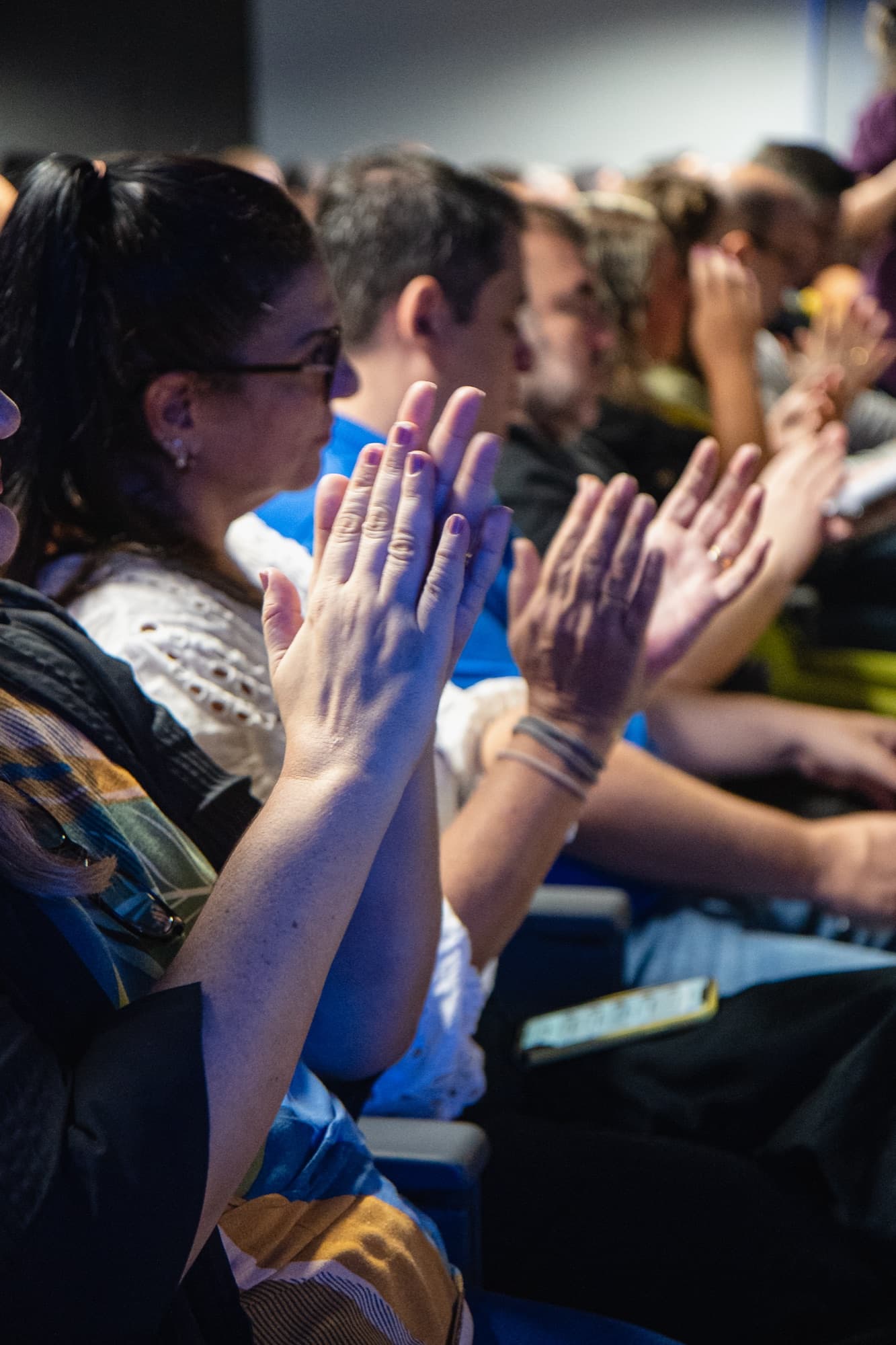 Encontro Gente é Tudo do Banco do Brasil em Fortaleza, registro 7 — painéis, plateia e bastidores