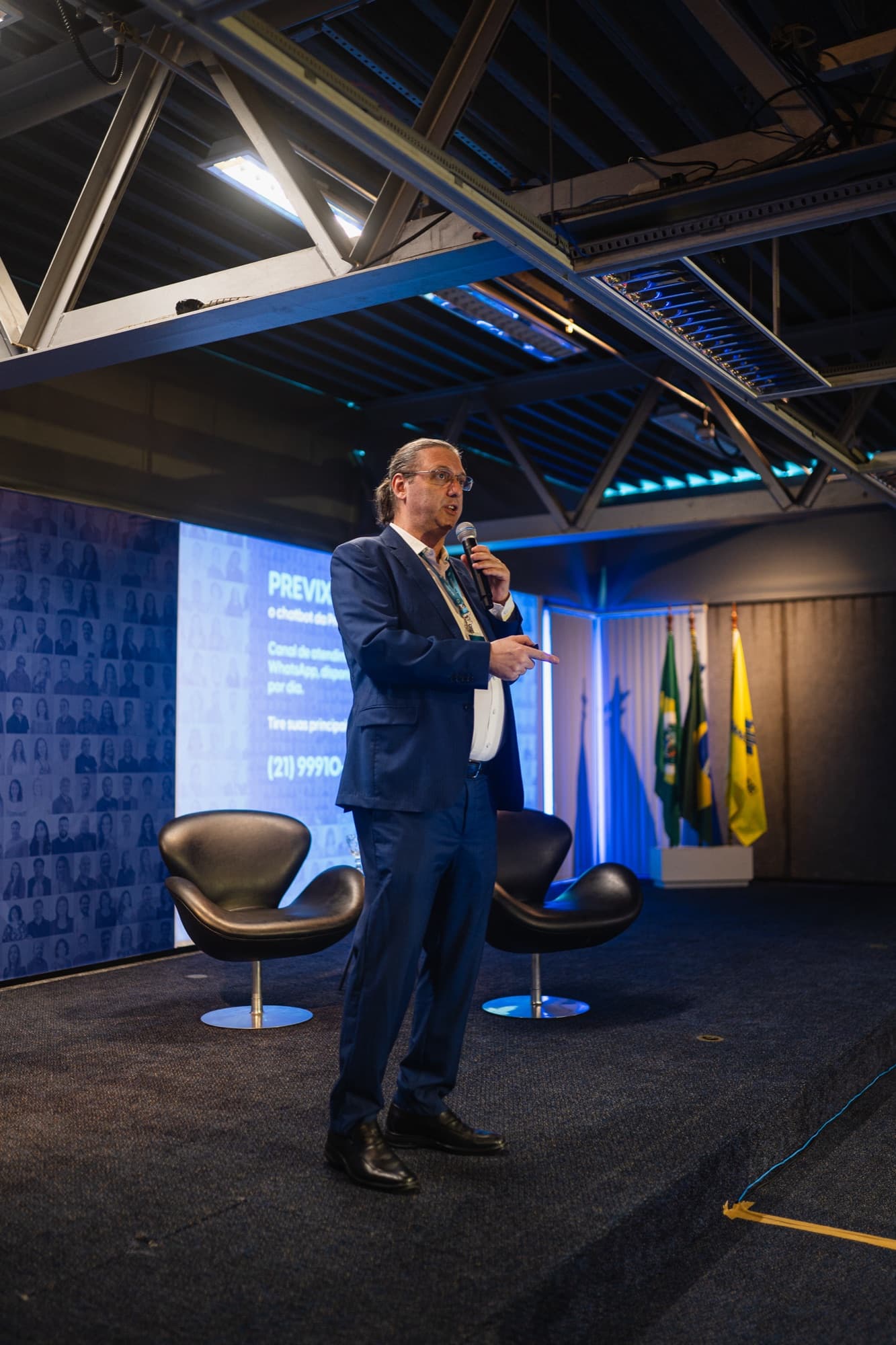 Encontro Gente é Tudo do Banco do Brasil em Fortaleza, registro 11 — painéis, plateia e bastidores