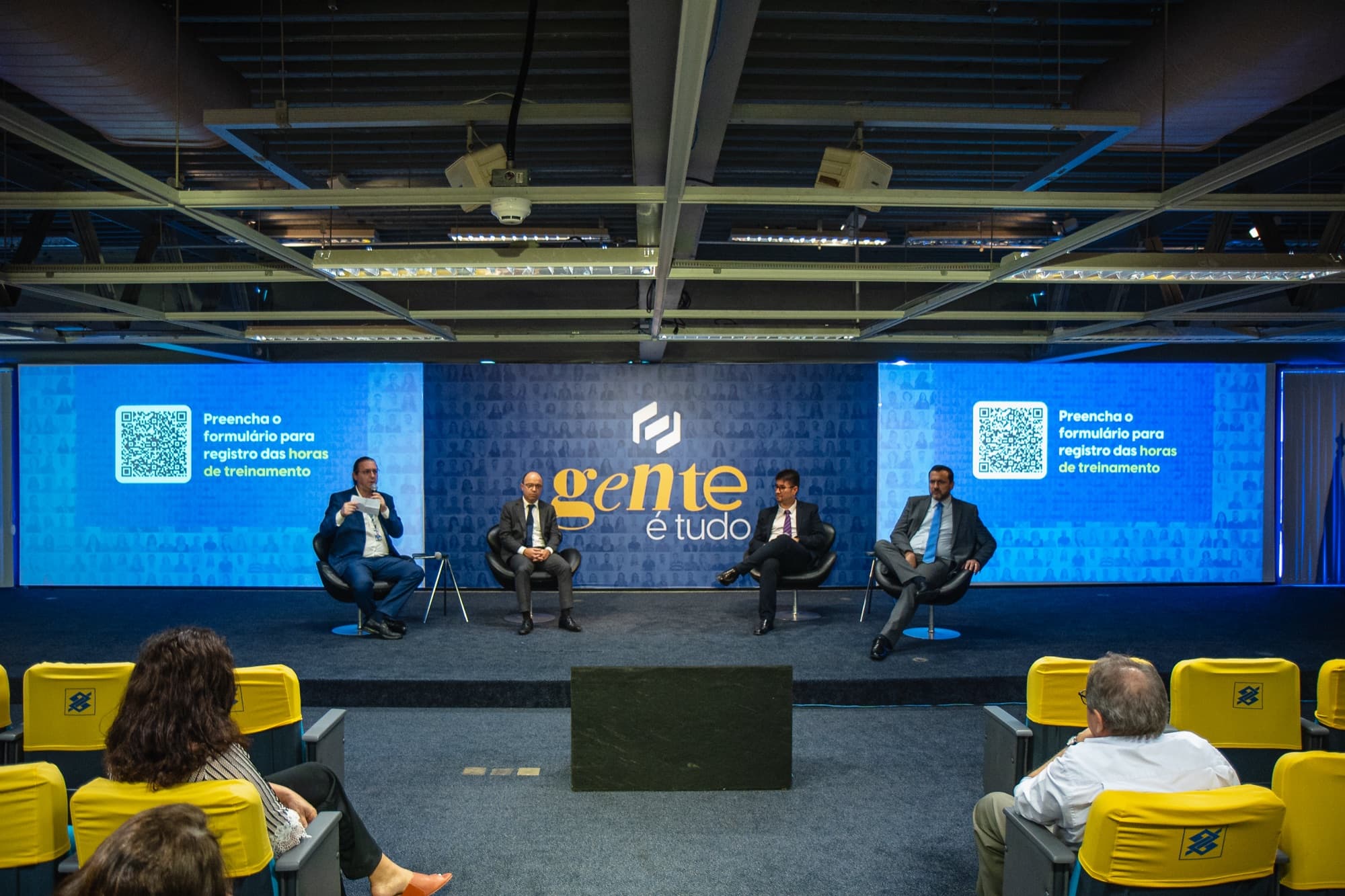 Encontro Gente é Tudo do Banco do Brasil em Fortaleza, registro 24 — painéis, plateia e bastidores