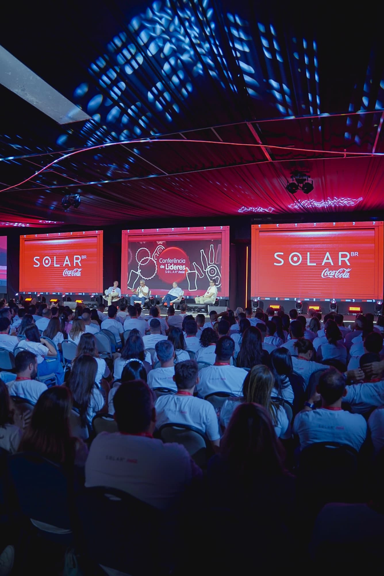 Convenção Solar Coca-Cola em Fortaleza, registro 9 — equipe, palco e ativação de marca