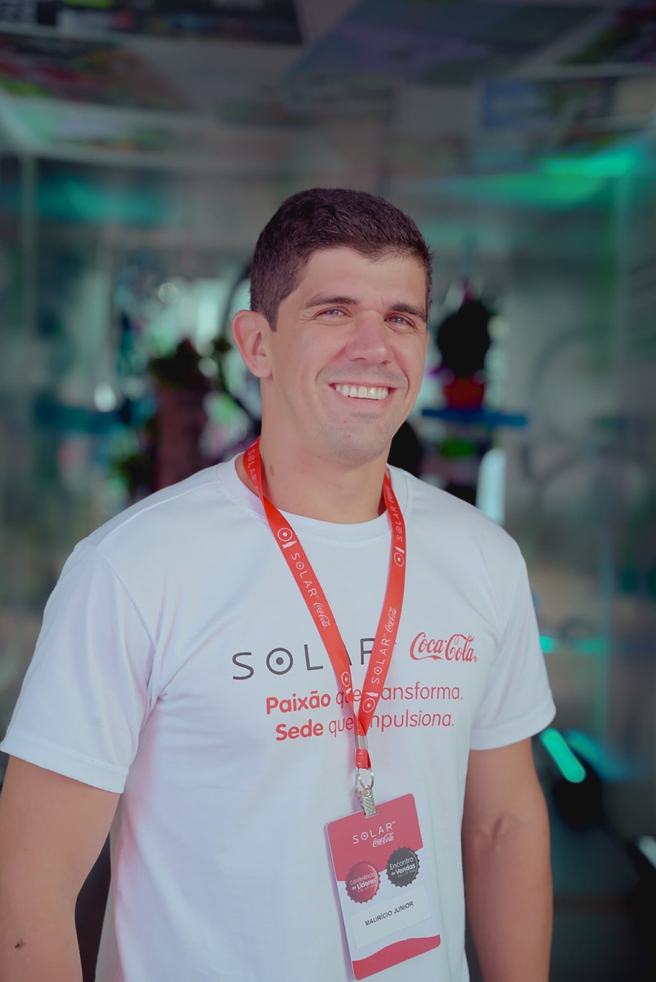 Convenção Solar Coca-Cola em Fortaleza, registro 11 — equipe, palco e ativação de marca